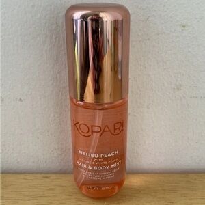 Kopari Malibu Peach Hair & Body Mist with Rose Gold Cap
